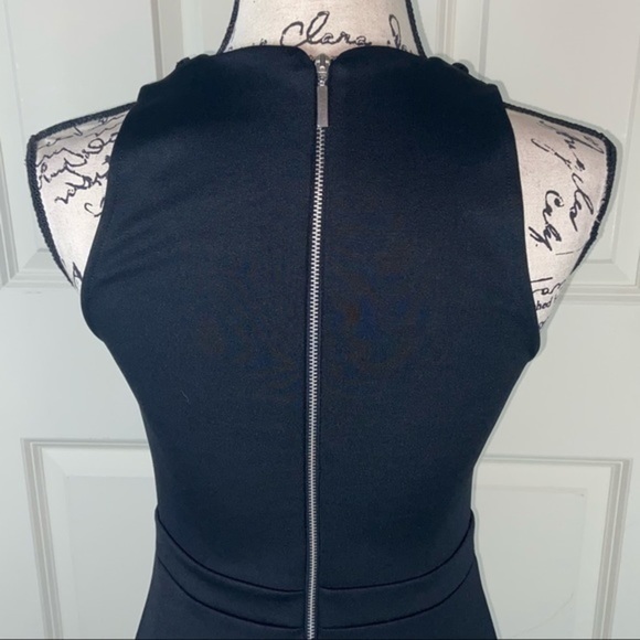 Topshop Black Halter Fitted Dress - Picture 5 of 7